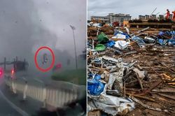 Ô tô bị lốc xoáy cuốn bay ở Trung Quốc: Lọt vào lốc xoáy nguy hiểm ra sao?