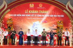 Khánh thành khu lưu niệm Anh hùng liệt sĩ Công an Nhân dân Bùi Thị Cúc tại Hưng Yên