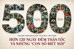 500 ngày đêm thực hiện 'mệnh lệnh trái tim' với các liệt sĩ - Bài 5 & Hết: Hơn 120 ngày đêm thần tốc và những 'con số biết nói'