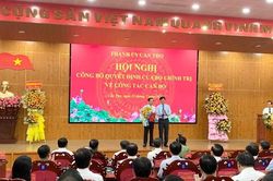 Đồng chí Đỗ Thanh Bình làm Bí thư Thành ủy Cần Thơ