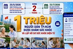 Thành phố Hồ Chí Minh đạt mốc 1 triệu người dân có hồ sơ sức khỏe điện tử