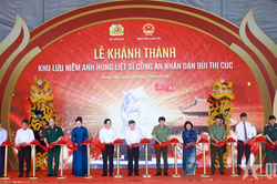Khánh thành Khu lưu niệm Anh hùng liệt sĩ Công an nhân dân Bùi Thị Cúc