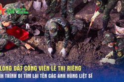 Từ lòng đất Công viên Lê Thị Riêng: Hành trình đi tìm lại tên các Anh hùng liệt sĩ