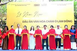 Triển lãm chuyên đề Dấu ấn văn hóa Chăm ở Lâm Đồng tại Đà Nẵng