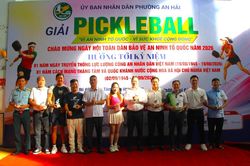 Khai mạc Giải Pickleball Vì An ninh Tổ quốc - Vì sức khỏe cộng đồng tại phường An Hải
