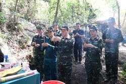Liên tiếp tìm thấy hài cốt liệt sĩ tại hang Đá Sập
