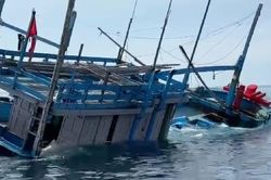 Một tàu cá Quảng Ngãi bị chìm, 3 ngư dân mất tích