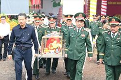 Triển khai tìm kiếm, quy tập hài cốt liệt sĩ tại khu vực xã Minh Đức, TP Đồng Nai