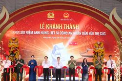 Khánh thành Khu lưu niệm Anh hùng liệt sĩ CAND Bùi Thị Cúc tại Hưng Yên