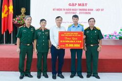 [VIDEO] Hội CCB Petrovietnam tri ân thương binh, gia đình chính sách tại phường Giảng Võ (Hà Nội)