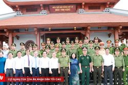 Khánh thành Khu lưu niệm Anh hùng liệt sĩ Công an nhân dân Bùi Thị Cúc