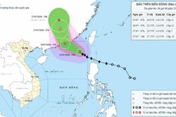 Bão số 2 giữ nguyên hướng di chuyển, ít có khả năng ảnh hưởng trực tiếp đến đất liền Việt Nam