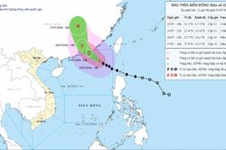 Bão số 2 tăng cường độ, di chuyển nhanh hướng về phía Nam tỉnh Quảng Đông (Trung Quốc)