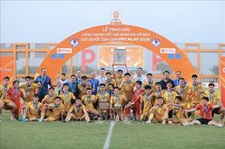 Sông Lam Nghệ An lên ngôi vô địch Giải bóng đá U21 quốc gia