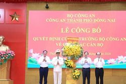 Bổ nhiệm và biệt phái tân Phó Giám đốc Công an TP Đồng Nai