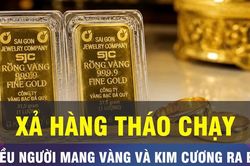 18 GIỜ NGÀY 25-7: Vàng bị bán tháo sau sự cố kim cương lậu