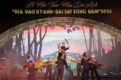 Phường Bàn Thạch khai mạc Lễ hội Văn hóa - du lịch 'Địa đạo Kỳ Anh - Bãi Sậy Sông Đầm'