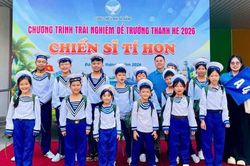 Hơn 50 thiếu nhi Đà Nẵng tham gia chương trình trải nghiệm hè 'Chiến sĩ tí hon'