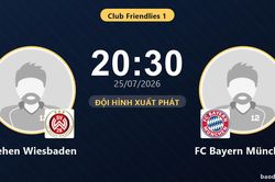 TRỰC TIẾPTrực tiếp Wehen Wiesbaden vs FC Bayern München: Trận đấu đang diễn ra