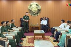 Thường trực Tỉnh ủy Điện Biên gặp mặt và làm việc với đoàn công tác Bộ Tư lệnh Bộ đội biên phòng Việt Nam