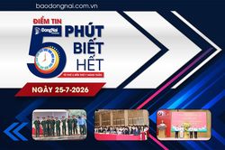 Điểm tin '5 phút biết hết' sáng 25-7: Thượng tướng Lê Quang Minh kiểm tra khu vực chuẩn bị Lễ Triển khai tìm kiếm, quy tập hài cốt liệt sĩ tại khu vực xã Minh Đức