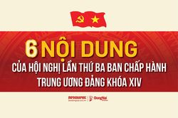 [Infographic] 6 nội dung quan trọng của Hội nghị lần thứ ba Ban Chấp hành Trung ương Đảng khóa XIV