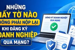 Những giấy tờ nào không phải nộp lại khi đăng ký doanh nghiệp qua mạng?