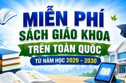 Miễn phí sách giáo khoa trên toàn quốc từ năm học 2029 – 2030