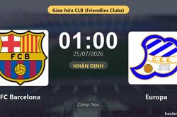 Nhận định FC Barcelona vs Europa: đội h&igrave;nh dự kiến