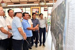 Bí thư Tỉnh ủy kiểm tra tiến độ hai dự án giao thông trọng điểm tại xã Tân Trào