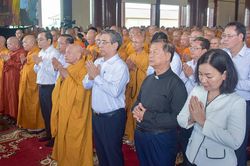 Thiêng liêng Lễ tưởng niệm các anh hùng liệt sĩ ở Học viện Phật giáo VN tại TP.HCM