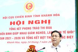 Kh&aacute;nh H&ograve;a: Ph&aacute;t huy vai tr&ograve; cựu chiến binh trong ph&aacute;t triển kinh tế, giảm ngh&egrave;o bền vững