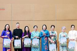 Phó Chủ tịch Quốc hội Nguyễn Thị Thanh gặp mặt Hiệp hội Văn hóa áo dài Việt Nam