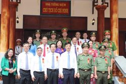 Trưởng Ban Tổ chức Trung ương dự Ngày hội toàn dân bảo vệ ANTQ tại Cần Thơ