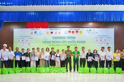 Hơn 1.500 người dân Long Điền tham gia 'Hành trình Sức khỏe Xanh - Chắp cánh ước mơ'