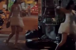 Vụ clip ném gạch náo loạn hẻm Nguyễn Trãi: Á hậu Mỹ Duyên xin lỗi, phủ nhận dùng chất cấm