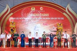 Khánh thành Khu lưu niệm Anh hùng liệt sỹ Công an nhân dân Bùi Thị Cúc tại tỉnh Hưng Yên