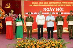 Phường Định Công: Phát huy sức mạnh toàn dân bảo vệ an ninh Tổ quốc