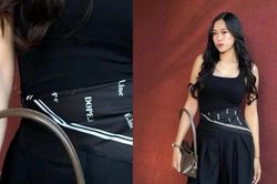 Khăn lụa buộc hông giúp trang phục mùa Hè thêm sang mà không cần mua sắm mới