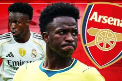Arsenal tính gây sốc với Vinicius