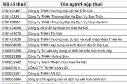 Chiến dịch làm sạch mã số thuế: Hà Nội công khai danh sách 150.461 doanh nghiệp vi phạm