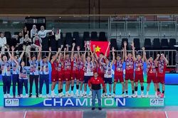 Đánh bại Thái Lan, tuyển bóng chuyền nam Việt Nam lần đầu Vô địch SEA V.Cup