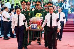 Lễ viếng, lễ truy điệu và an táng 34 hài cốt liệt sĩ tại Nghĩa trang Liệt sĩ Vị Xuyên