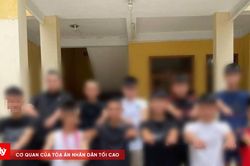 Ngăn chặn hai nhóm thanh thiếu niên mang hung khí giải quyết mâu thuẫn