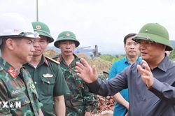 Kiểm tra thực tế, nỗ lực khắc phục hậu quả thiên tai tại xã Mường Than