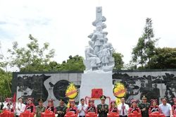 Khánh thành công trình sửa chữa Khu tưởng niệm Anh hùng Liệt sỹ Trần Văn Thọ