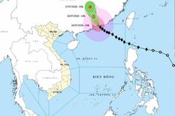 Thời tiết ngày 26/7: Bão số 2 vào đất liền Trung Quốc, Nam Bộ có nơi mưa trên 100mm