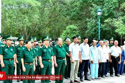 BĐBP TP Cần Thơ về nguồn tại Khu căn cứ Tỉnh ủy Sóc Trăng