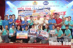 Sôi nổi Hội thi 'Công nhân giỏi Thanh Hóa'