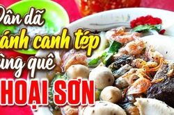 Dân dã bánh canh tép vùng quê Thoại Sơn